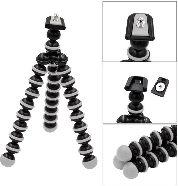 PULTO Mini Mobile Holder Stand Gorilla Live Broadcast tripod with Clip&Selfie Remote Tripod, Monopod, Monopod Kit, Tripod Ball Head, Tripod Bracket, Tripod Clamp, Tripod Kit image 1
