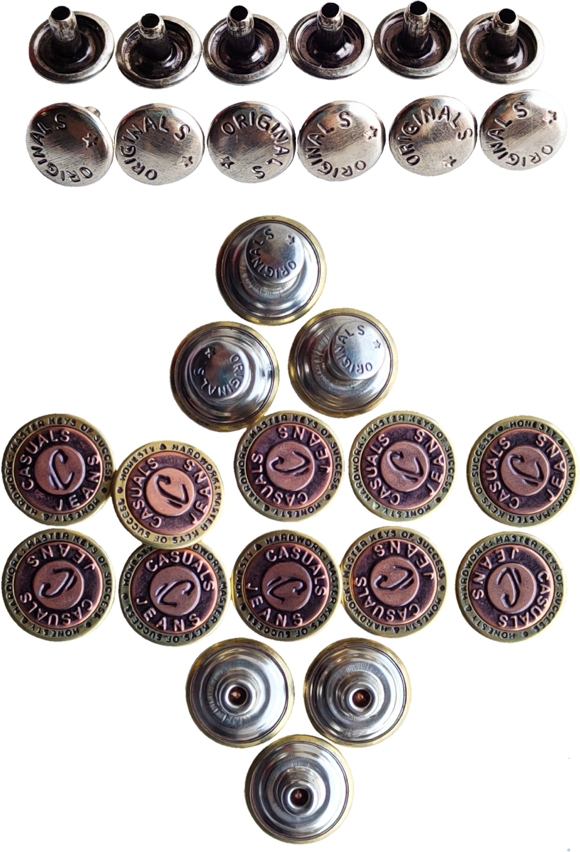 tlo JEAN'S ( pack of 20 ) Metal Buttons-picture-20