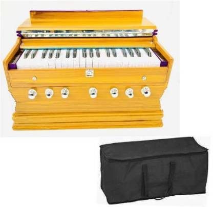 maga mart Bass Reed & Male Reed & 39 Keys, 7 Stopper 3.2 Octave Harmonium With Carry Bag Bass Reed & Male Reed & 39 Keys, 7 Stopper 3.2 Octave Harmonium With Carry Bag 3.2 Octave Hand Pumped Harmonium-picture-20