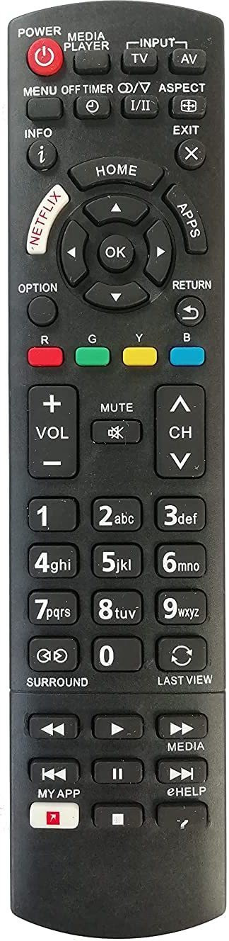 BhalTech LED LCD Smart Tv Universal Netflix Function Compatible for Panasonic Remote Controller image 1