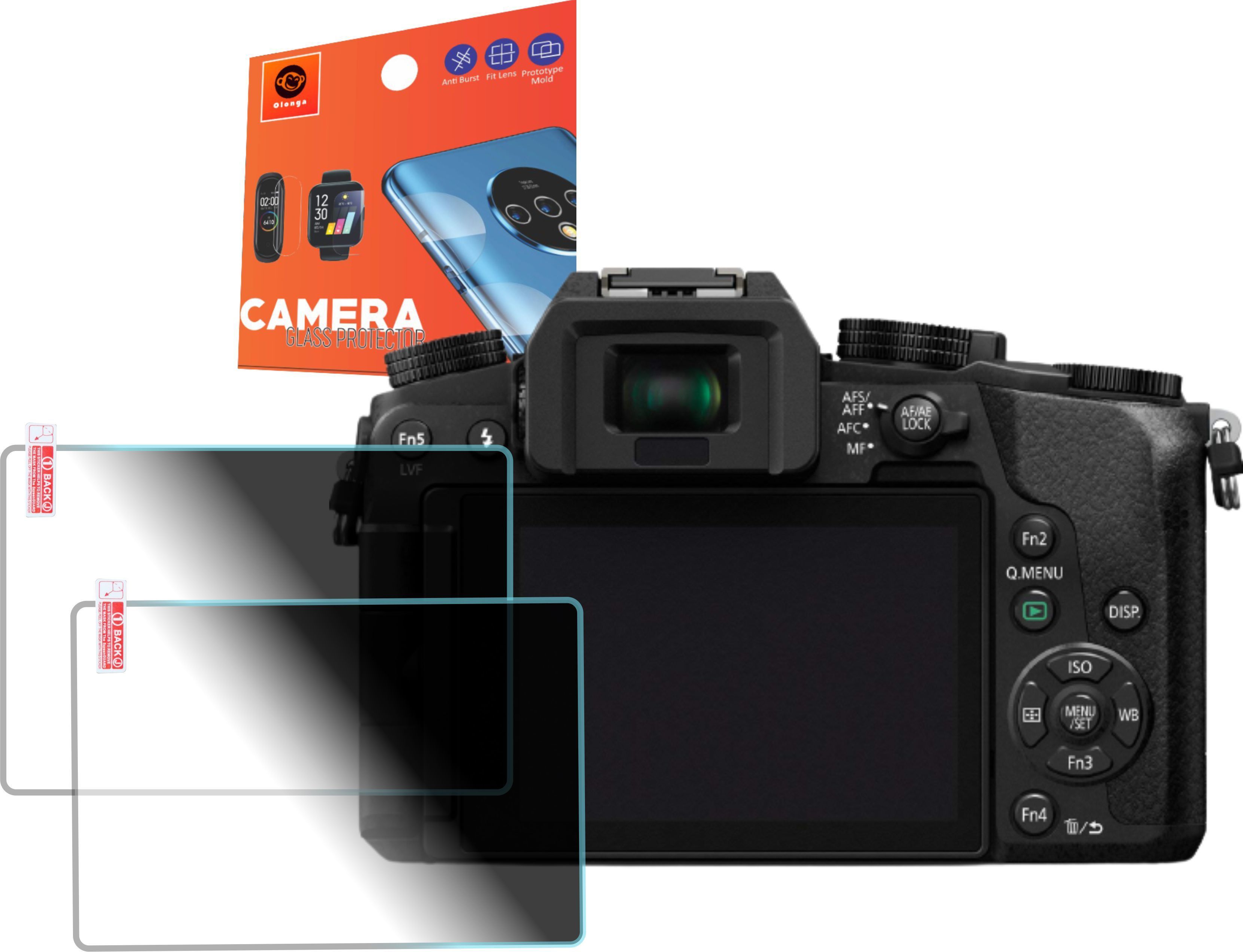 Olonga Screen Guard for Panasonic LUMIX G7 16MP 4K Mirrorless Interchangeable Lens Camera