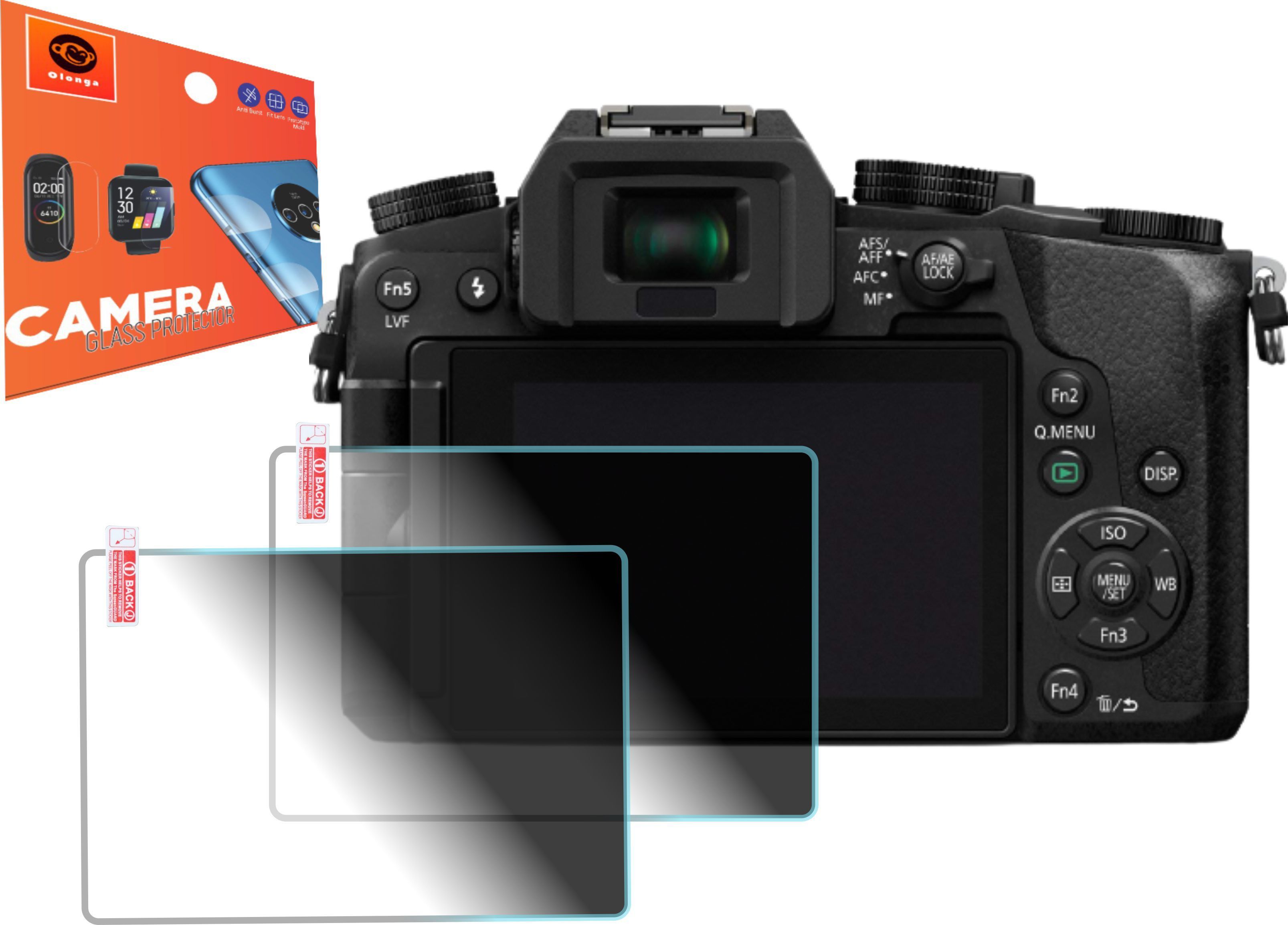 Olonga Screen Guard for Panasonic LUMIX G7 16MP 4K Mirrorless Interchangeable Lens Camera-image-1