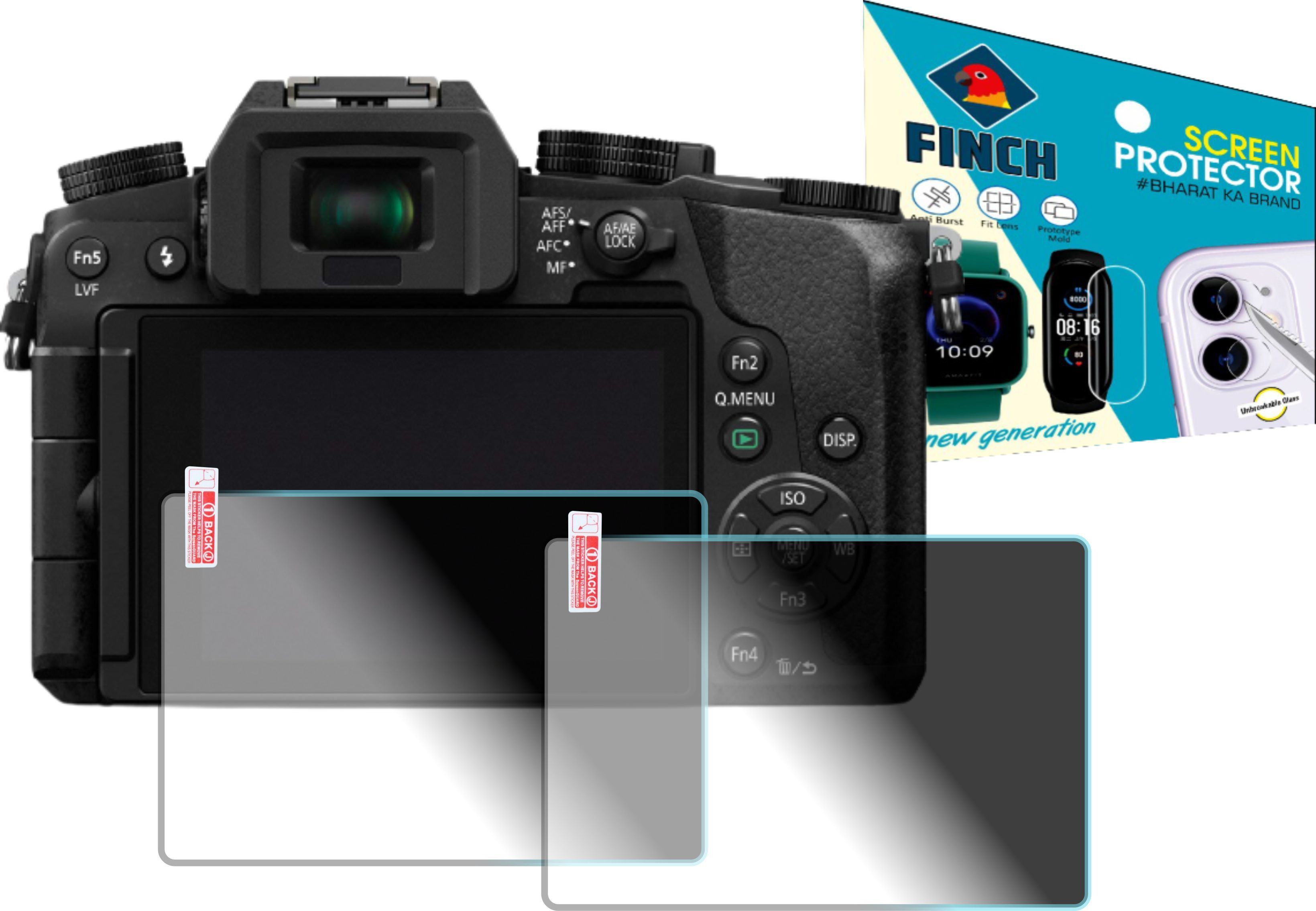 FINCH Screen Guard for PANASONIC LUMIX G7 16MP 4K Mirrorless Interchangeable Lens Camera