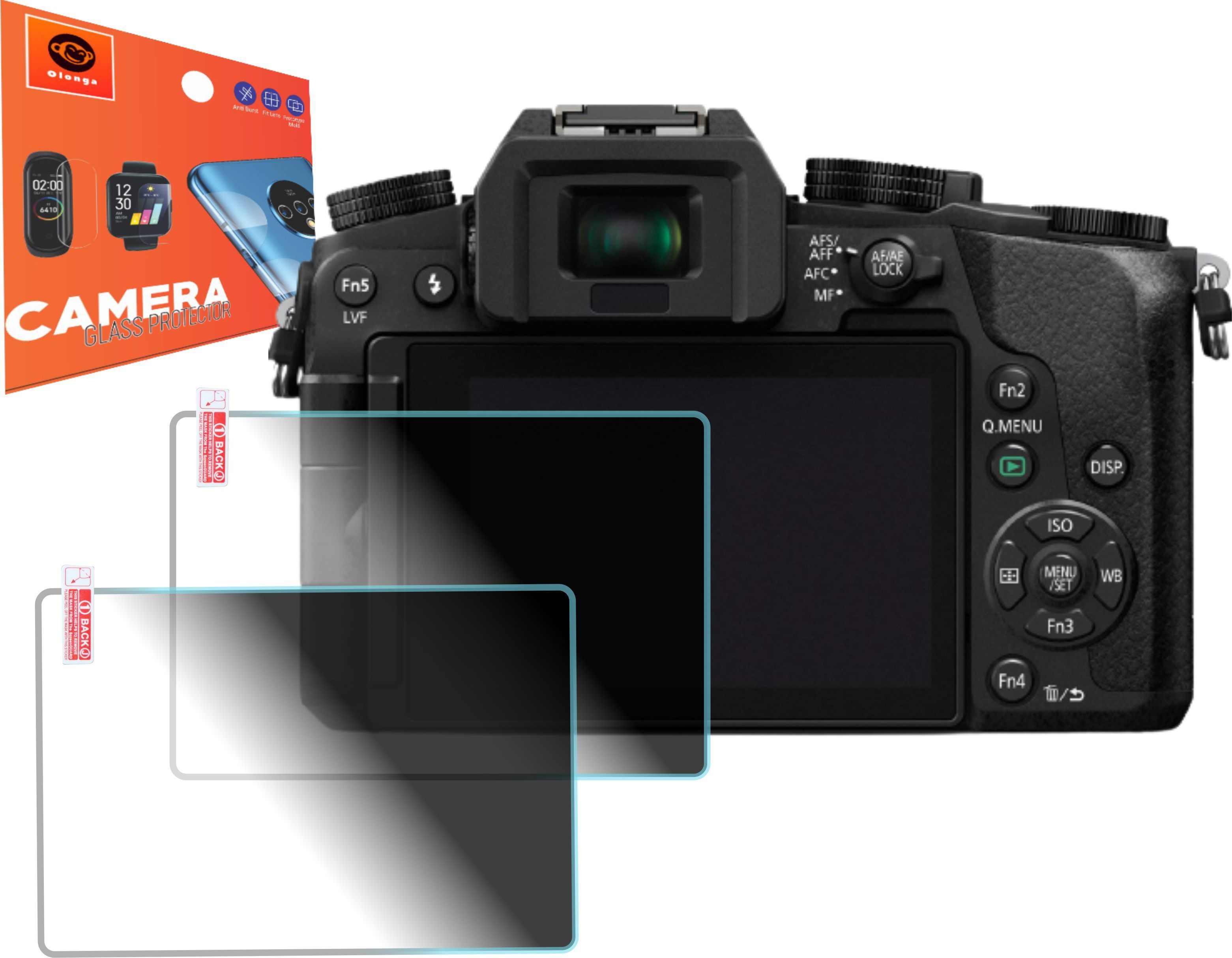 Olonga Screen Guard for Panasonic LUMIX G7 16MP 4K Mirrorless Interchangeable Lens Camera