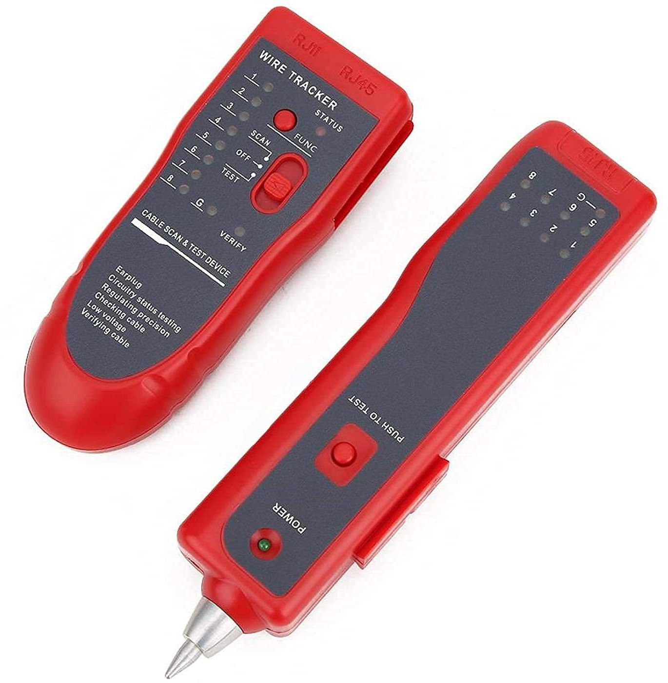 dhruvga Wire Tracker, Ethernet LAN Network Cable telephone Tester(DHV-LNT-0115) Network Interface Card-picture-33