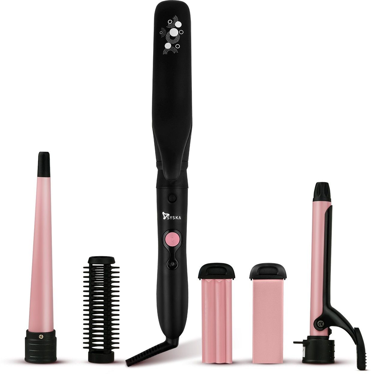 Syska 5 IN 1 Multi Styling Kit HS5000K Hair Straightener