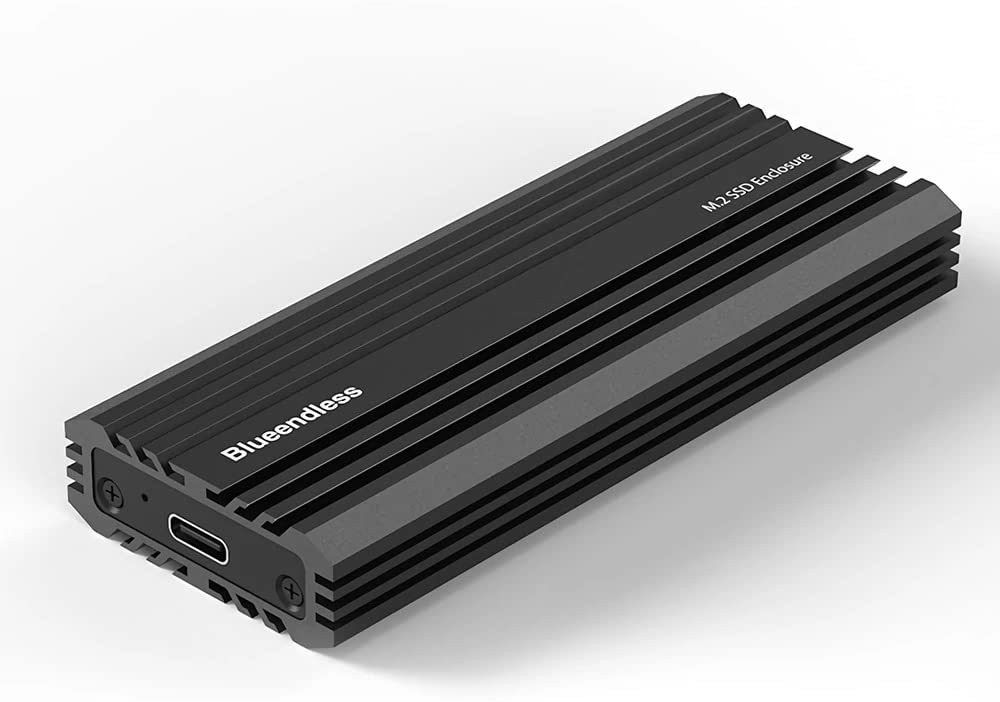 Etzin M.2 NVME External SSD Enclosure, USB 3.1, Gen 2 Adapter with 10Gbps, 4.5 inch USB C-image-2