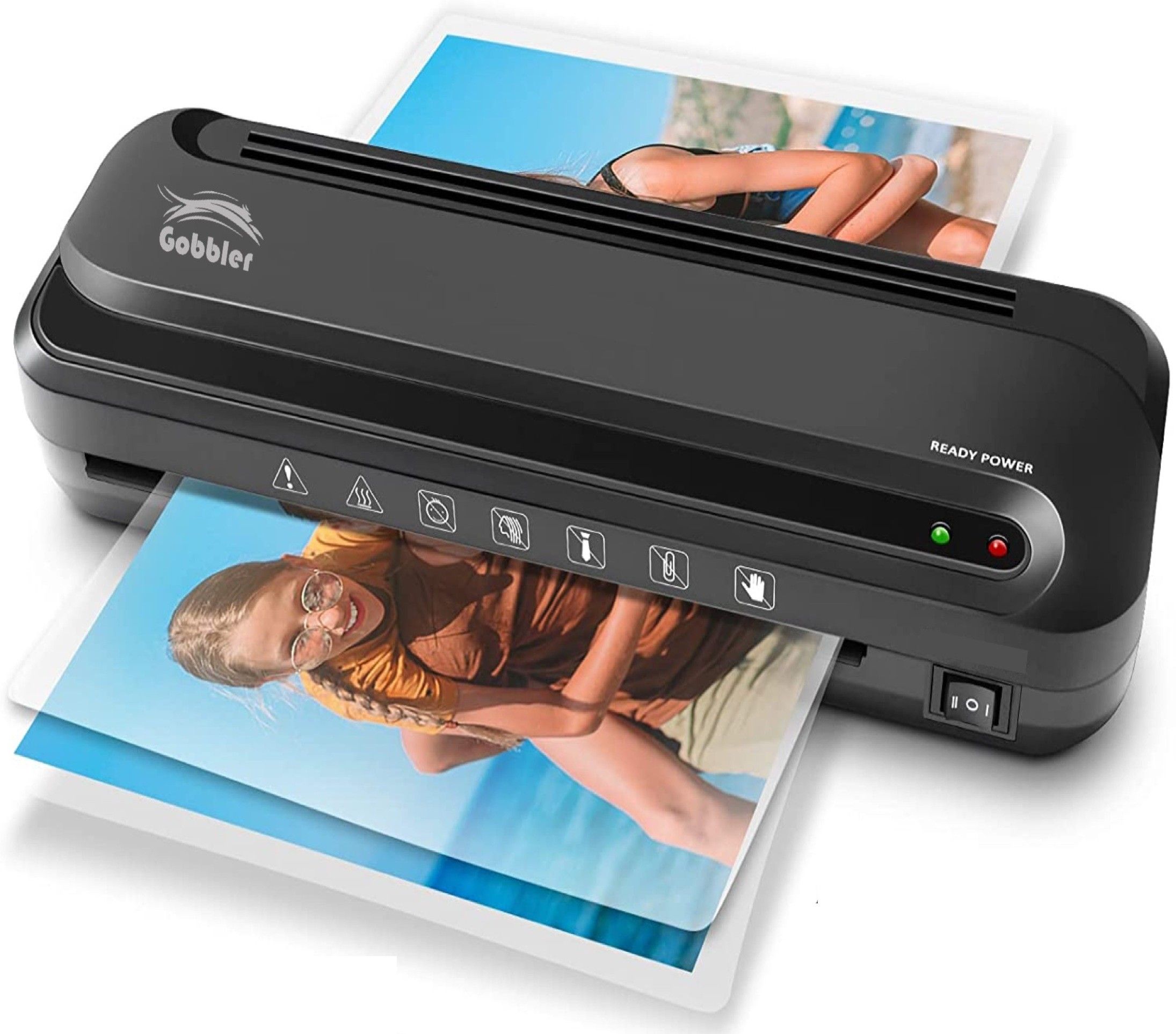 GOBBLER A4 Lamination Machine/Laminator, Supports Hot Laminating (GB-200-PL) 9 inch Lamination Machine