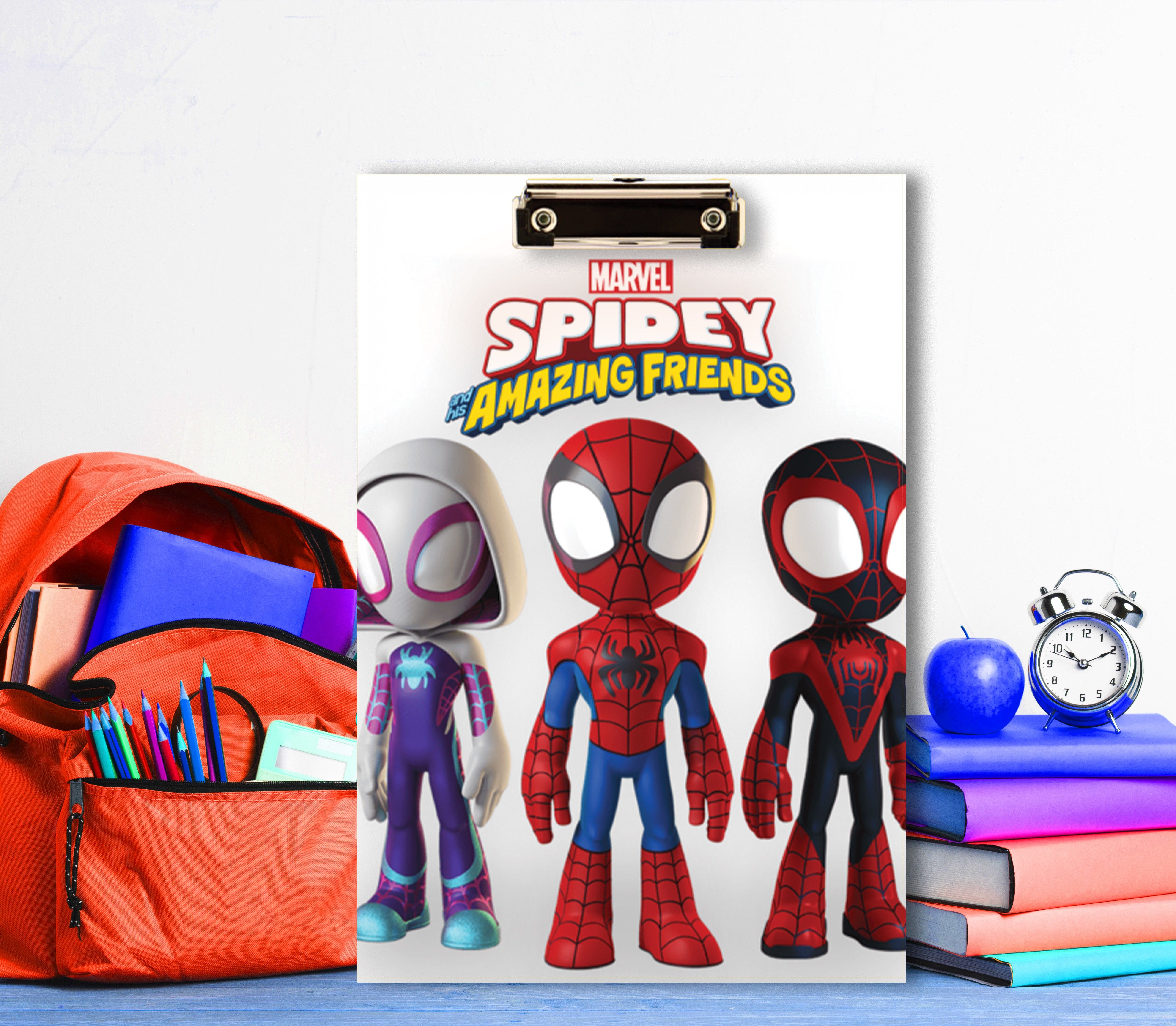 Spiderman Digital Reprint Clip Board Exam Pad (14x9.5 Inches)-image-42