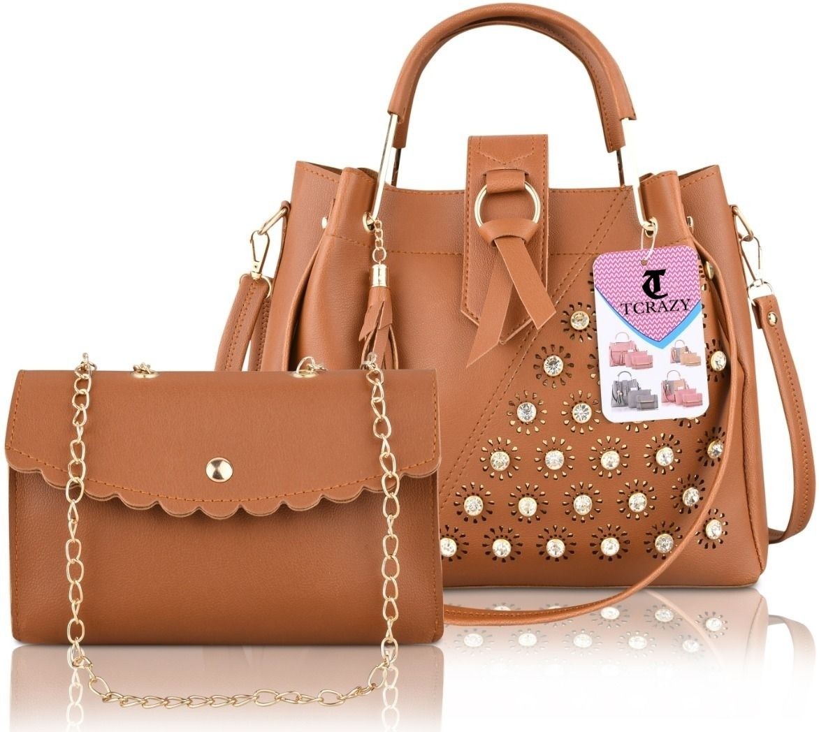 tcrazy Women Tan Shoulder Bag-picture-19