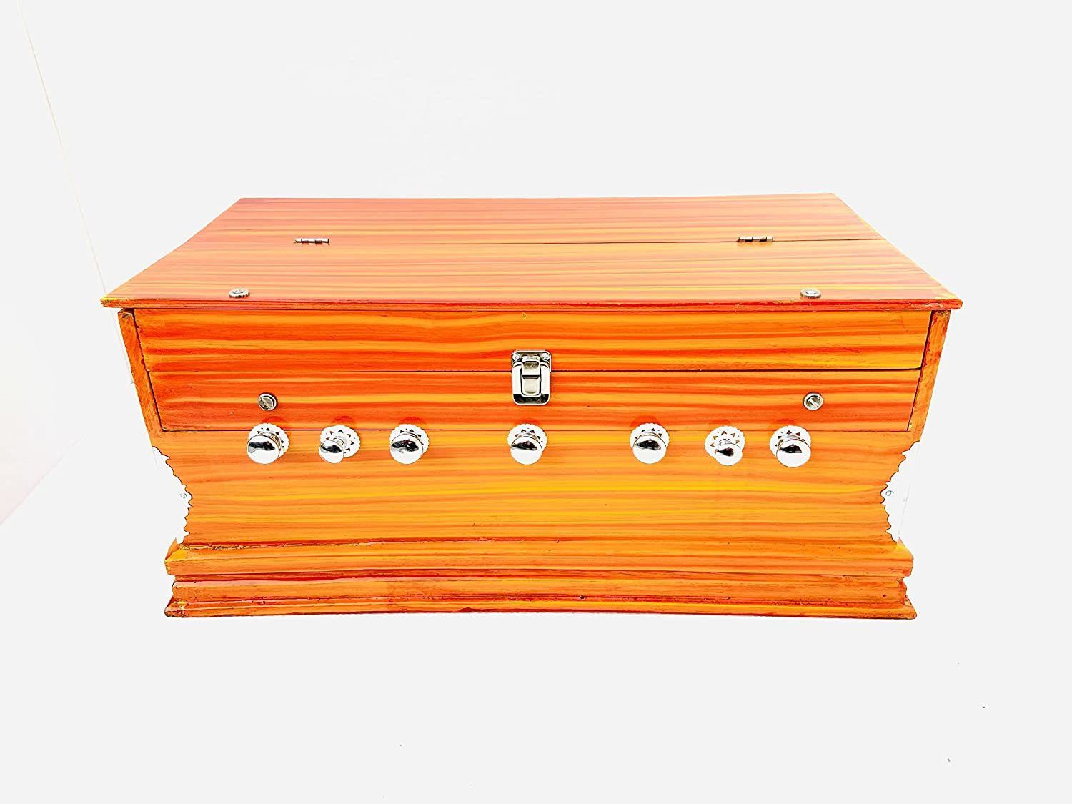 Harmonium 440Hz Extra Height Long Sustain Sound Yoga Bhajan Kirtan Dj 3.2 Octave Hand Pumped Harmonium-image-43