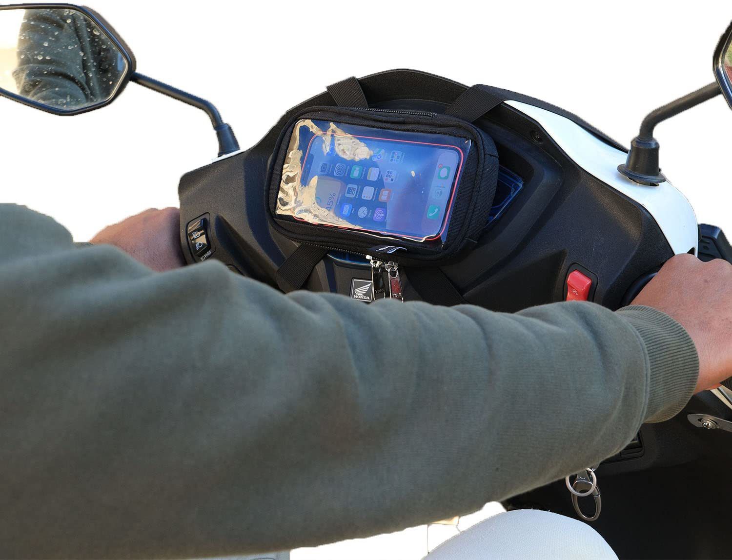 TECHGEAR Mobile Holder Mount Pouch Bag Waterproof for Activa and bike Mobile Holder-image-11