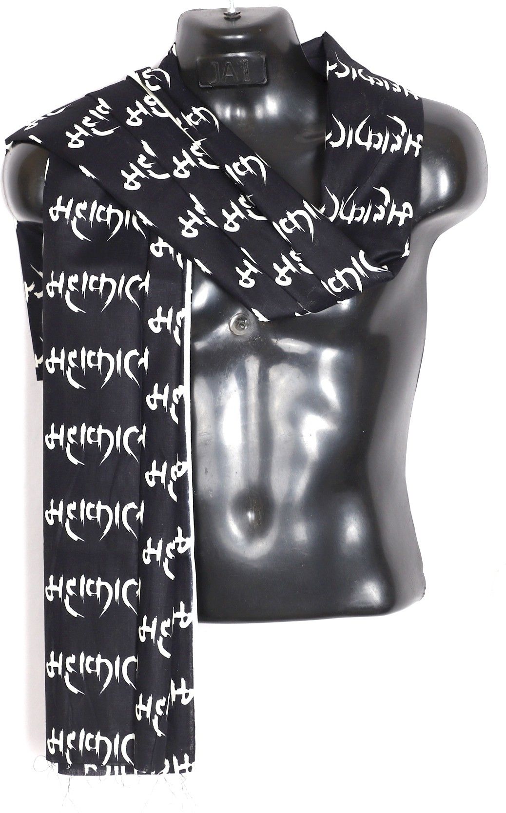 Pure Cotton Printed Black, White Men Dupatta