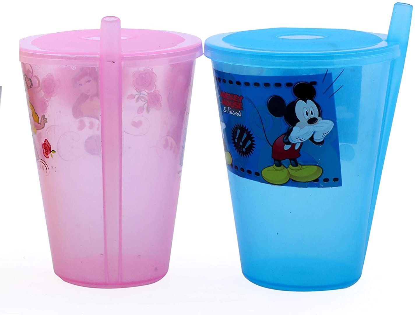 BPA-Free Unbreakable No Spill Feeding Juice Gravity Sipper Glass with Straw-image-6