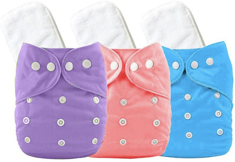 kogar Reusable Cloth Button Diaper Nappy With Insert For New Born To 2 Year Baby N07 image 1