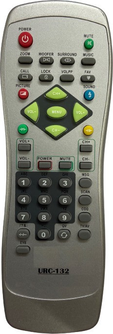 SHIELDGUARD Universal Remote Control URC-132 Compatible for TV Hyundai Remote Controller image 1