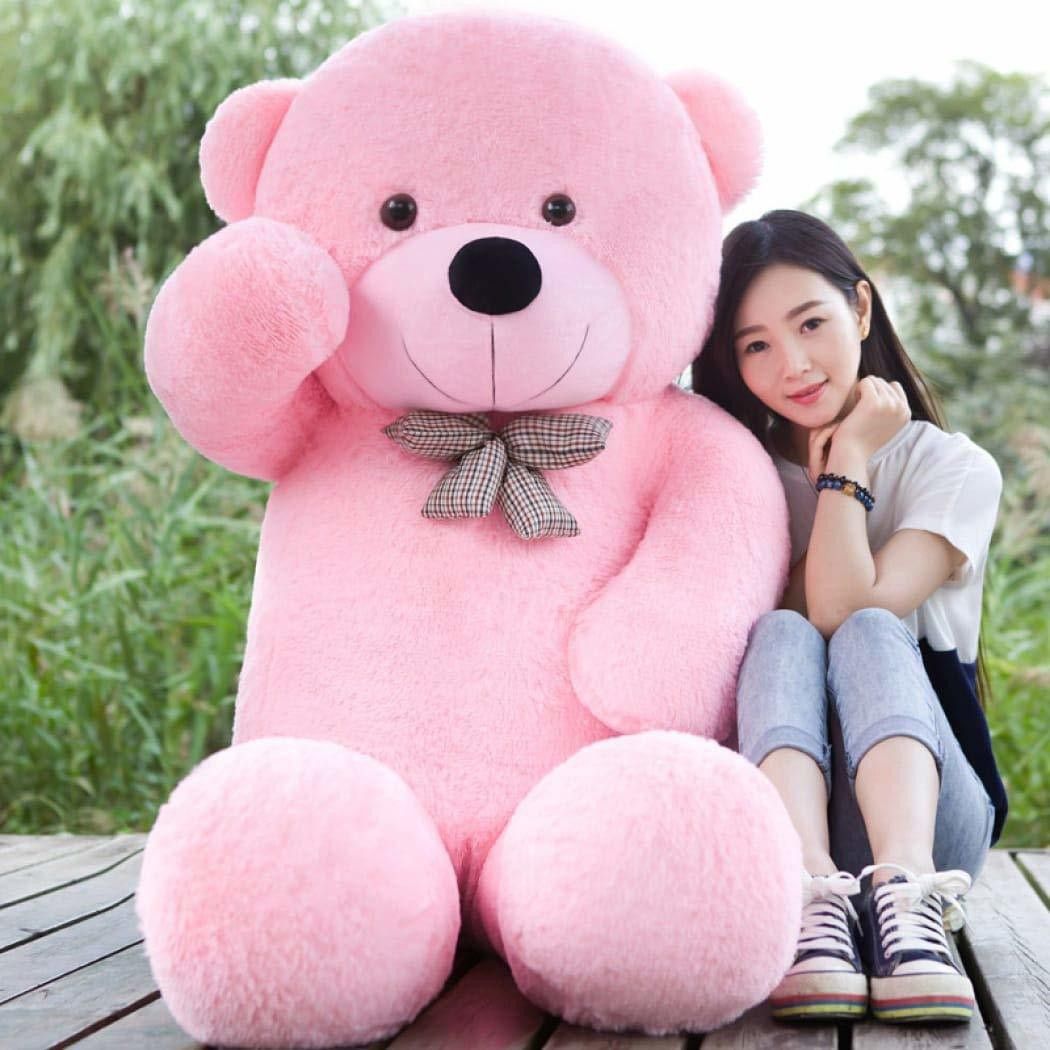 3 Feet pink tuffed Spongy Lovable/Huggable Teddy(90 cm) - 90 cm-image-35