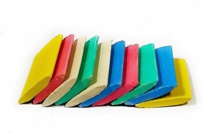decronics Multicolor Dustless Sewing / Tailor Chalk Marker Chalk for Fabrics-Pack of 10 Tailor Chalk-picture-3