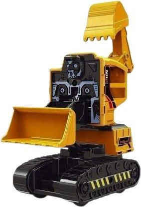 2 in 1 Transformer stunt robot truck for kids (Yellow)-image-20