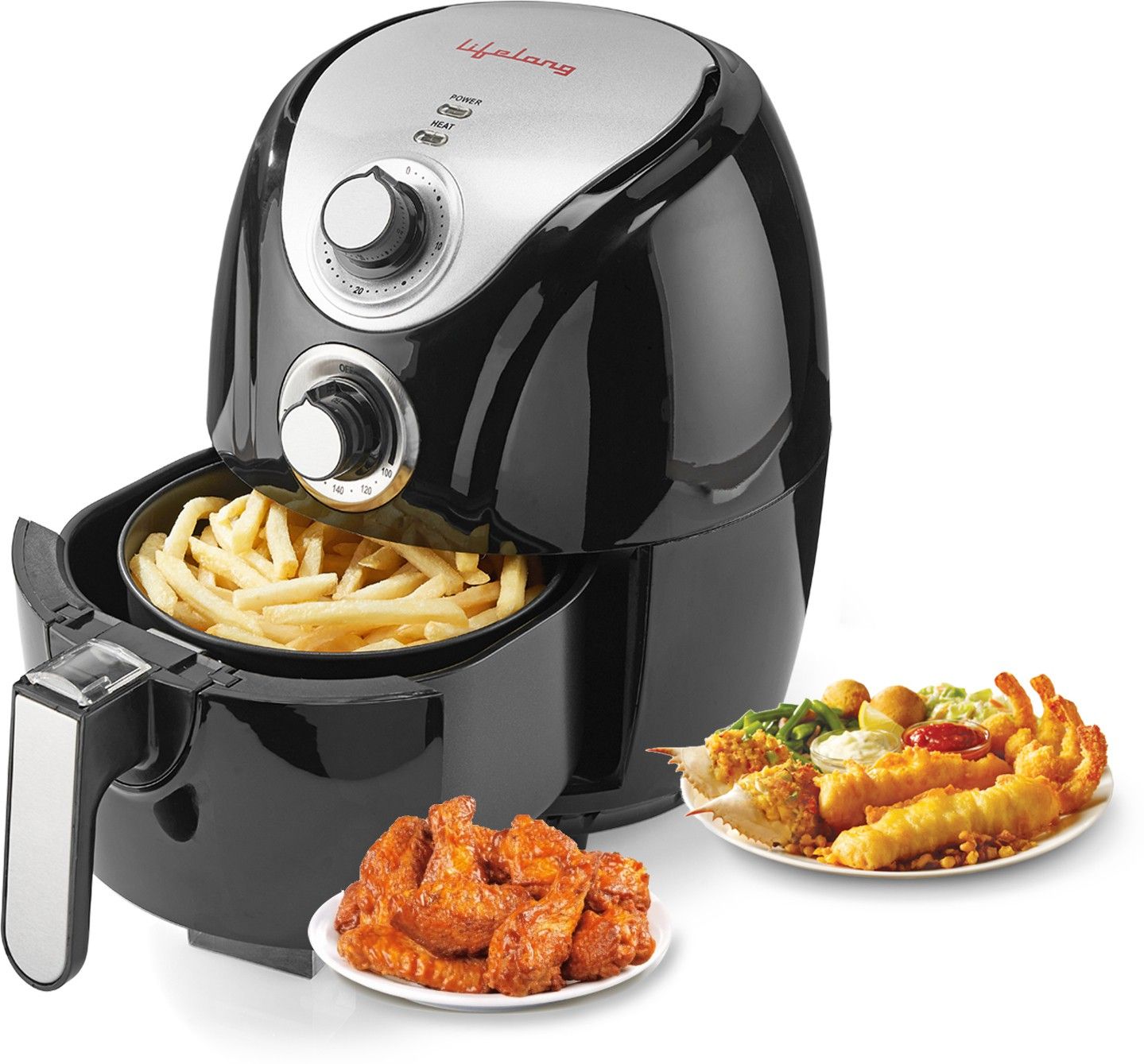 LLHF21. with 360 Degree Hot Air Circulation Technology Air Fryer