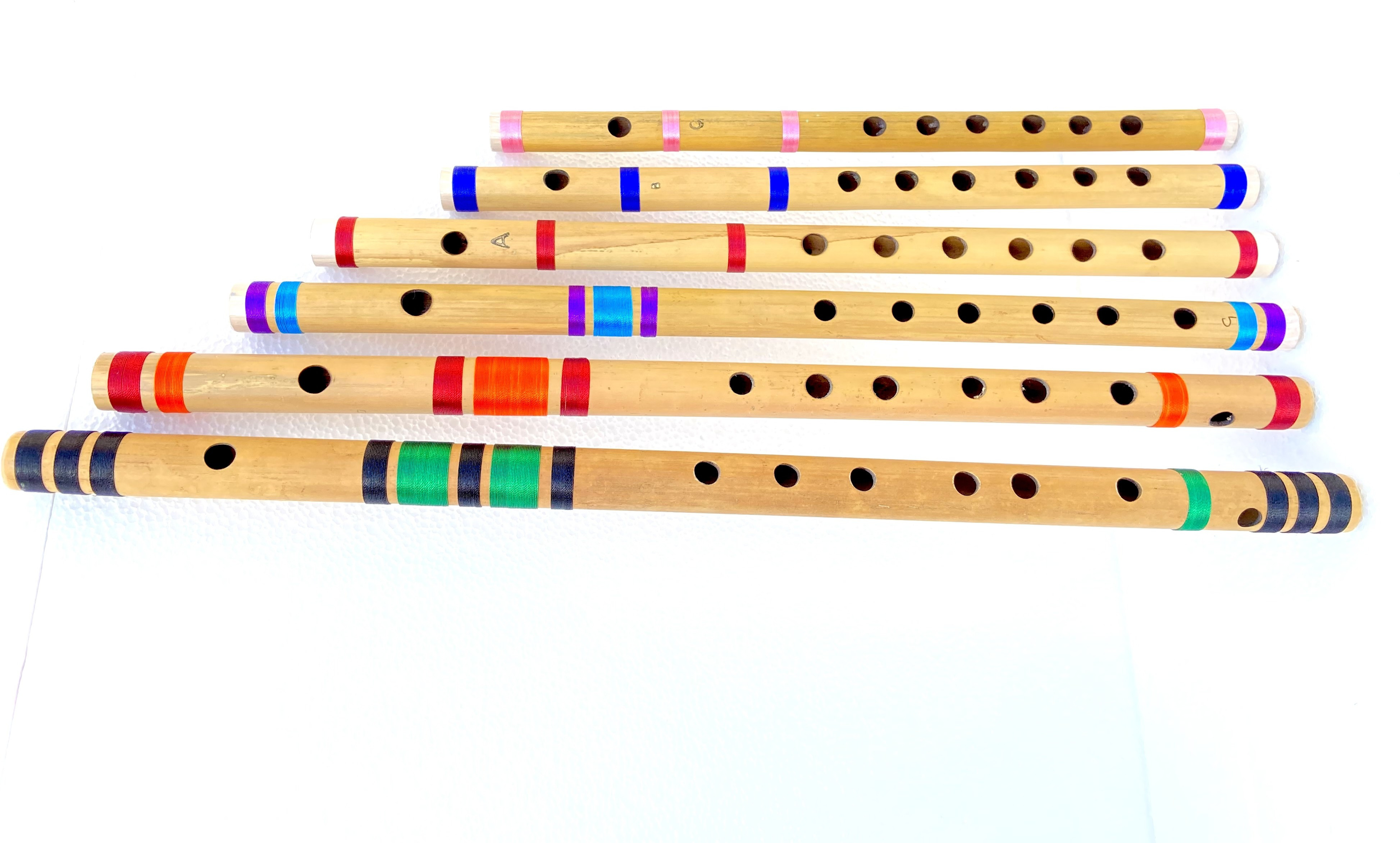 maga mart G Sharp C Sharp C Scale G Scale A Scale B Scale Professional Bamboo Flute M.M Bamboo Flute image 1