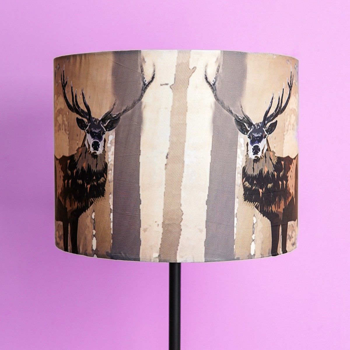 pinecraft international Antelope Lamp Shade Cylinder Shape For Table Lamp, Floor Lamp & Decor Gift Item Table Lamps Lamp Shade-picture-42