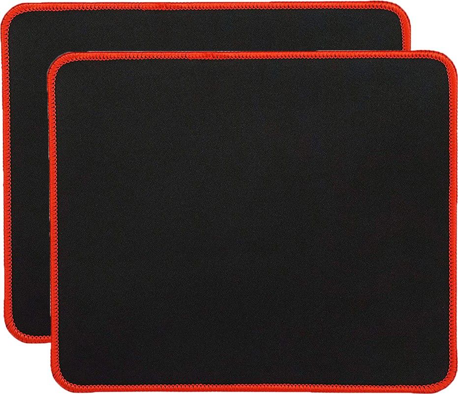 NIGSUR [2 Pack] Silk-Gliding Gaming Mouse Pad Red Mousepad-image-48
