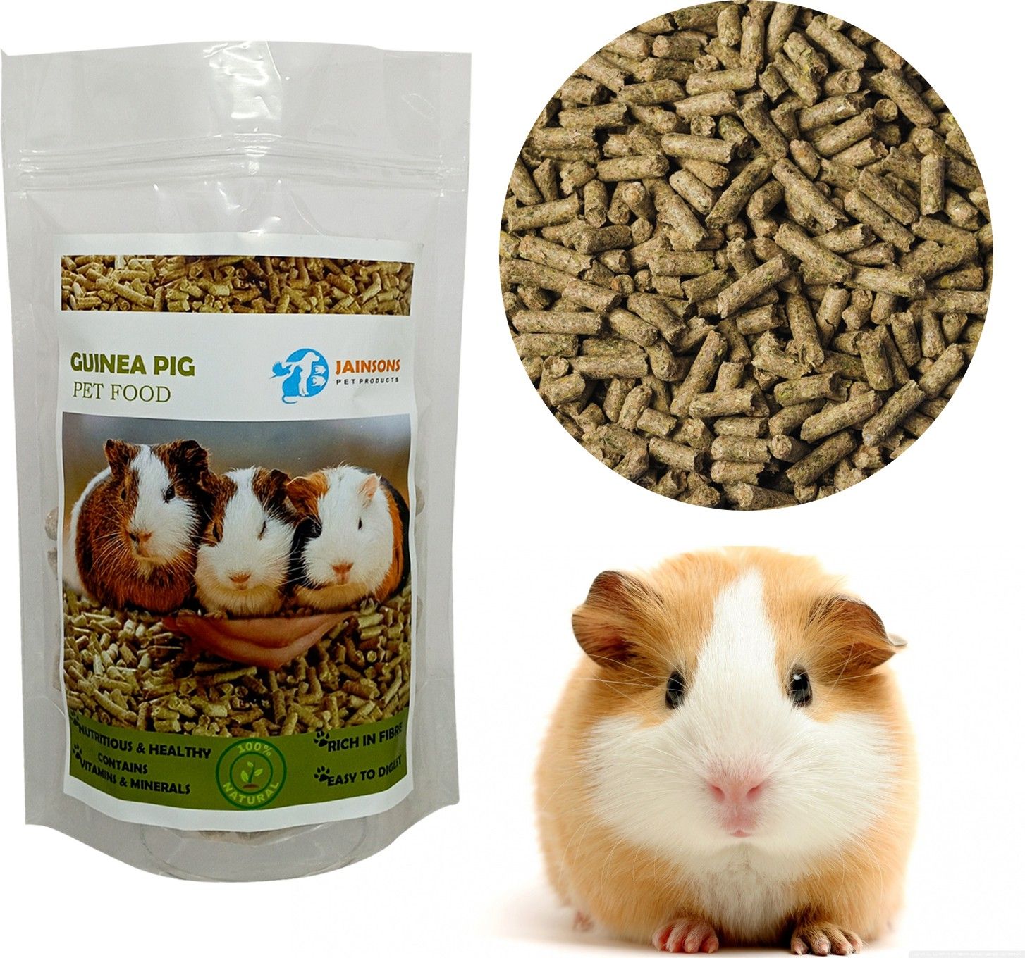 jainsons pet products Guinea Pig Food - Pellets for Adults and Young Guinea Pigs 0.9 kg Dry Adult, Young Guinea Pig Food-picture-12