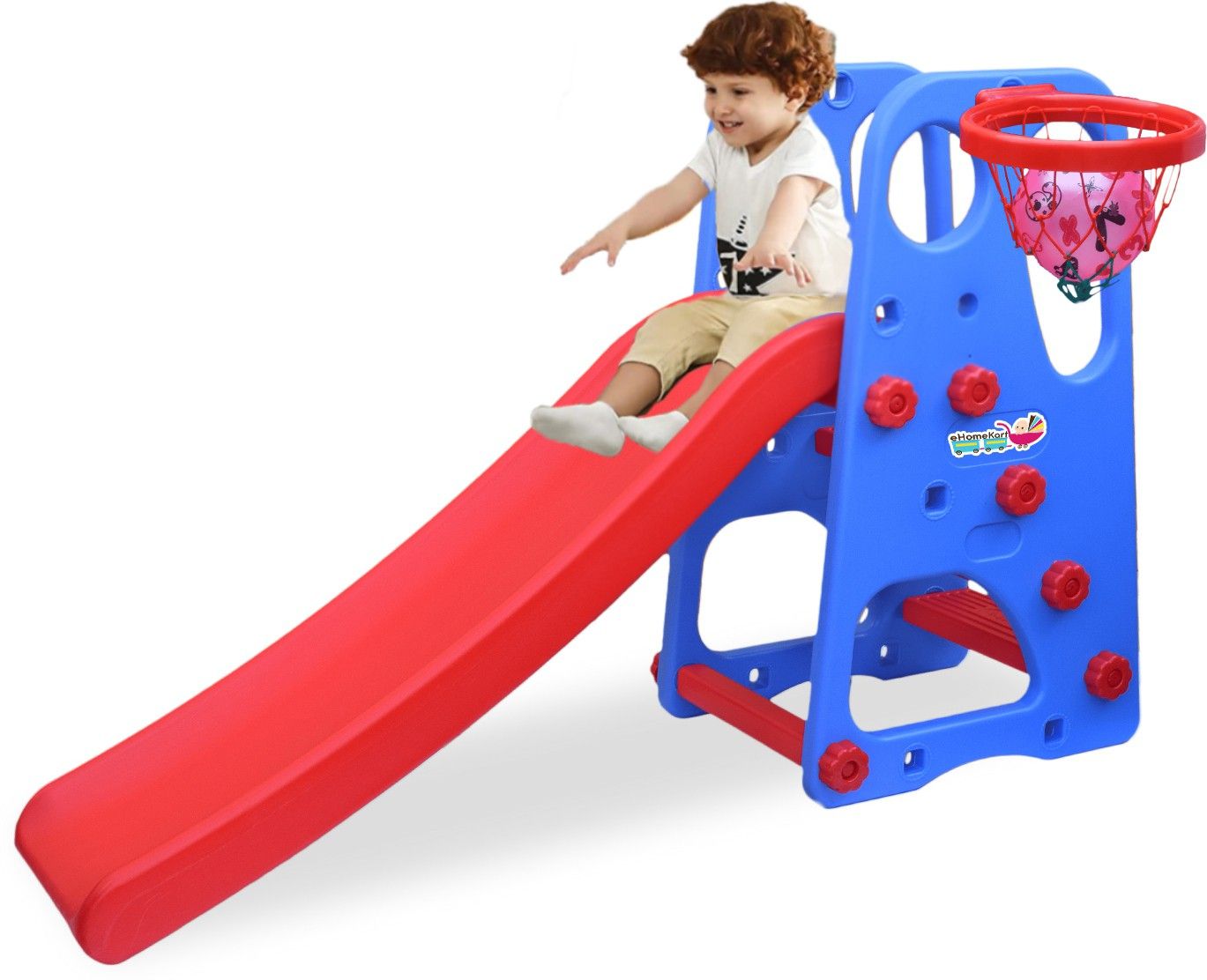 Garden Slide for Kids - PLAYGRO NEW SUPER SENIOR Garden Slider BASKETBALL RING-image-18