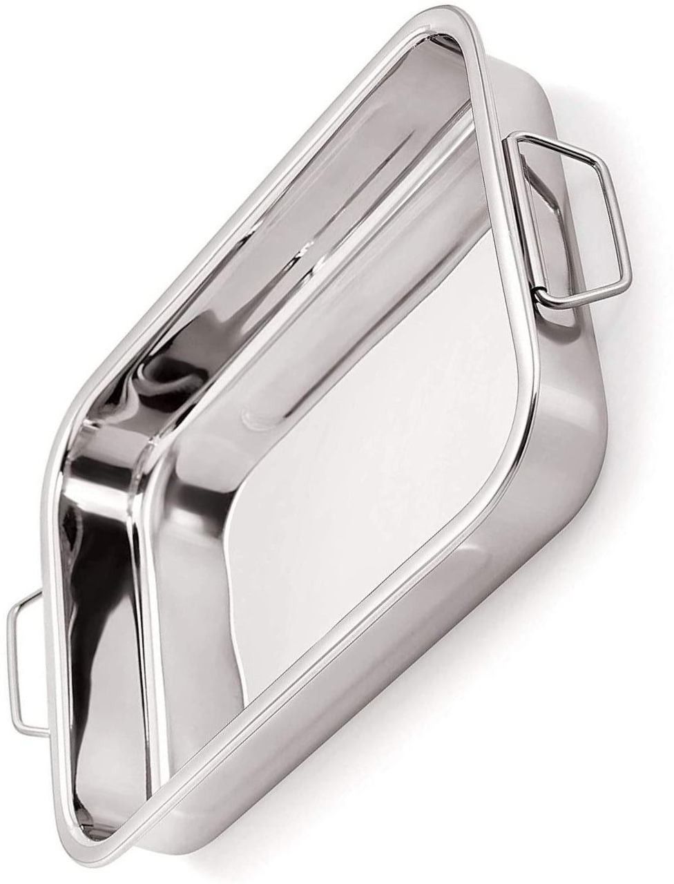 High Grade Stainless Steel Lasagna Tray with Handle for Serving 45.5 X 33 Tray-image-46