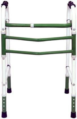 *Portable Light Weight Height Adjustable Foldable Walking Stick(Green) Walking Stick-image-31