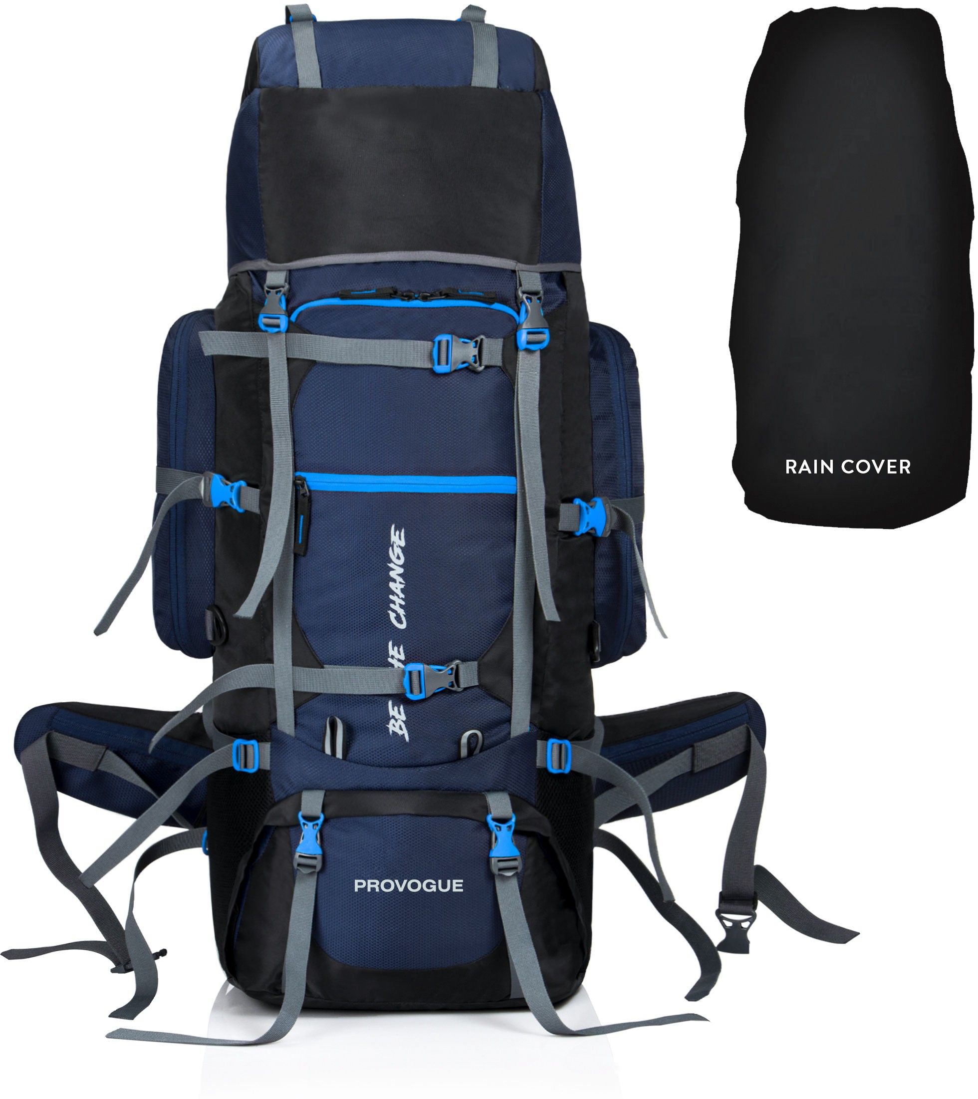 provogue 80 Ltr Trekking Bag Hiking Backpack Travel Backpack with Raincover Rucksack- 80 L-picture-21