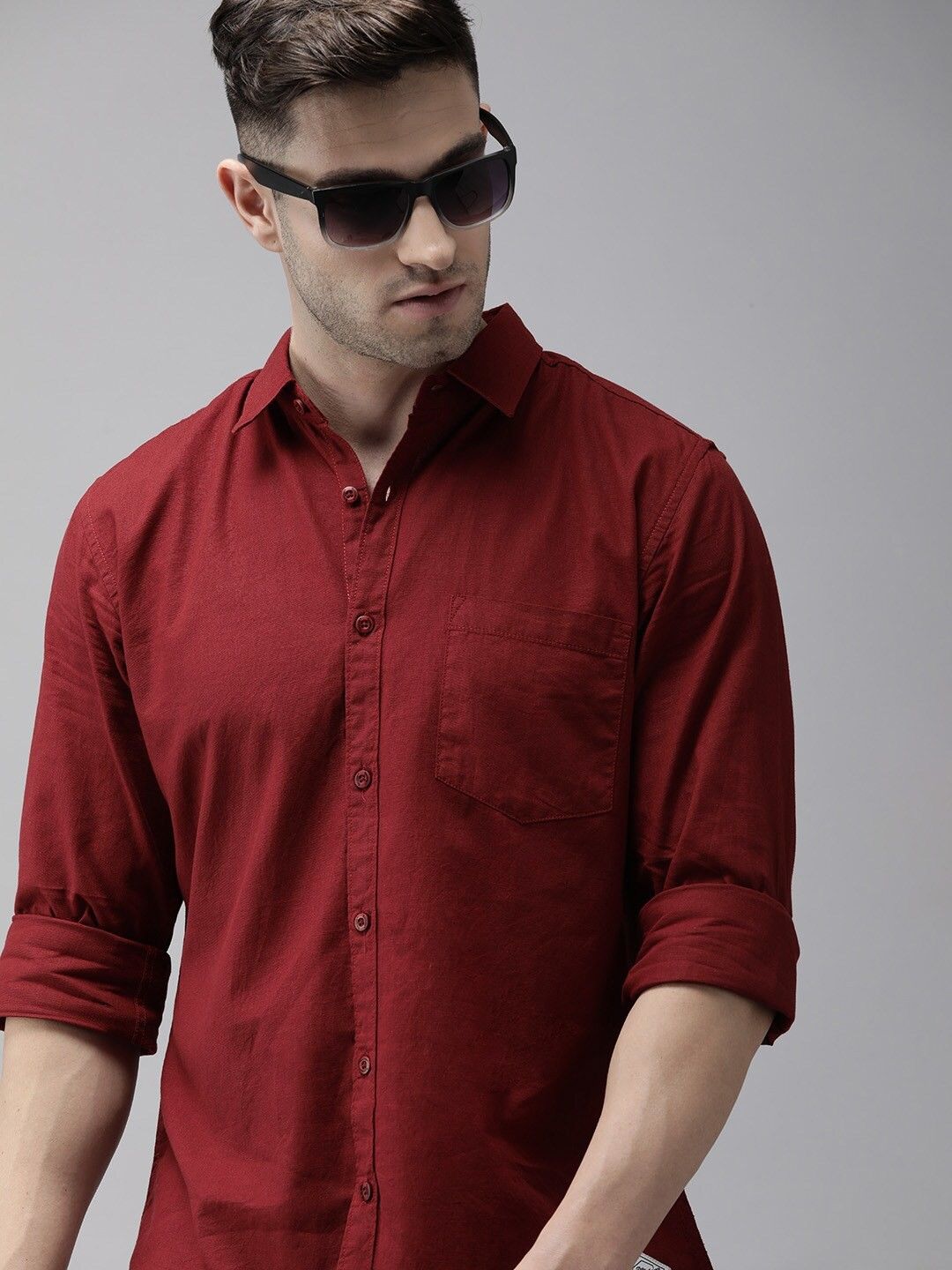 roadster Men Regular Fit Solid Casual Shirt-picture-13