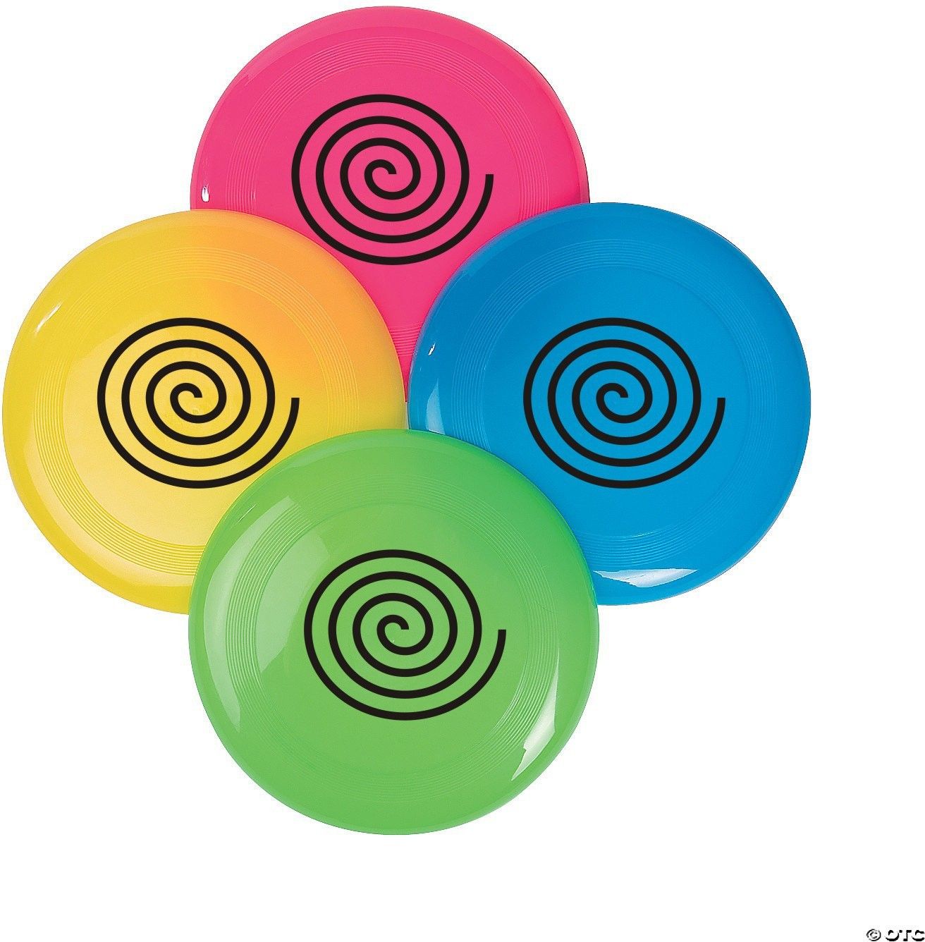 Pack of 4 Pcs Flying Disc Frisbee for Fun/Picnic/Throw/Adventure Plastic Sports Frisbee