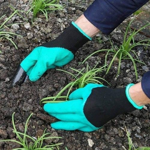 donizard Garden Farming Gloves Washable Right Fingertips ABS Claws for Pruning Planting & Gardening Shoulder Glove-picture-18