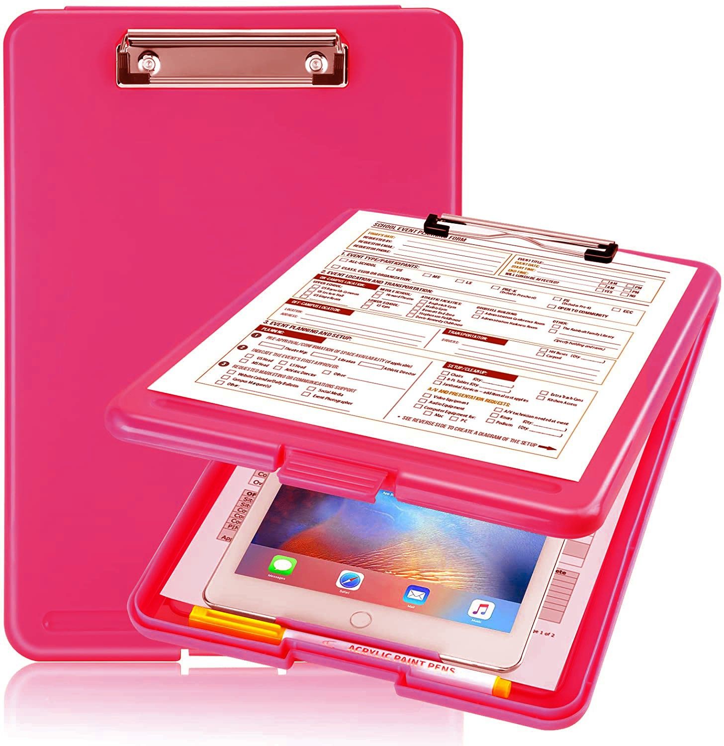 83002-A4 Clip Pad with Storage and Document Storage