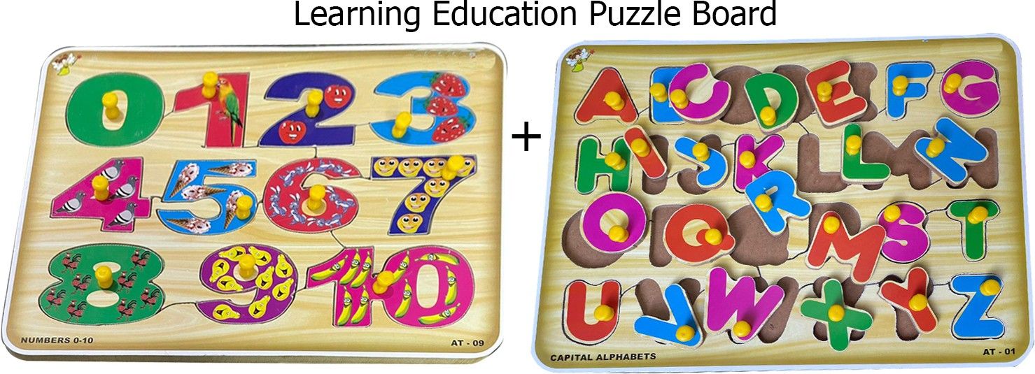 Alphabets and Numbers Board Learning Educational Puzzle toys Activity Books Cube-image-14