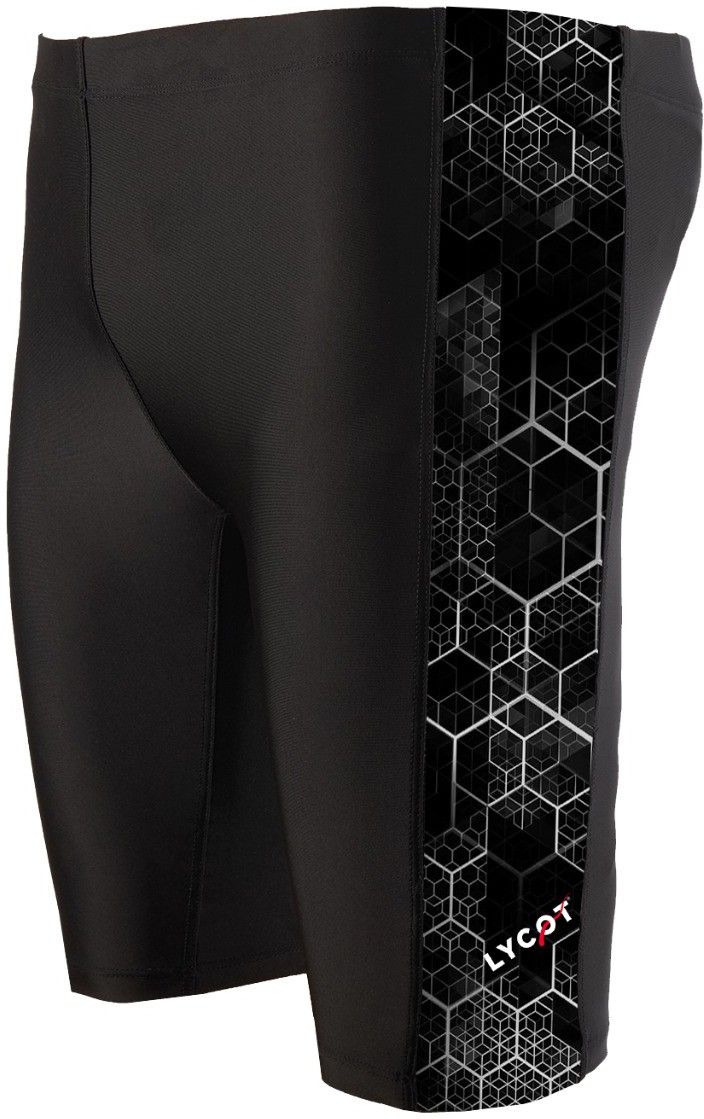 aashray Jammer-Digital Solid Men Trunk Black Swimsuit-picture-20