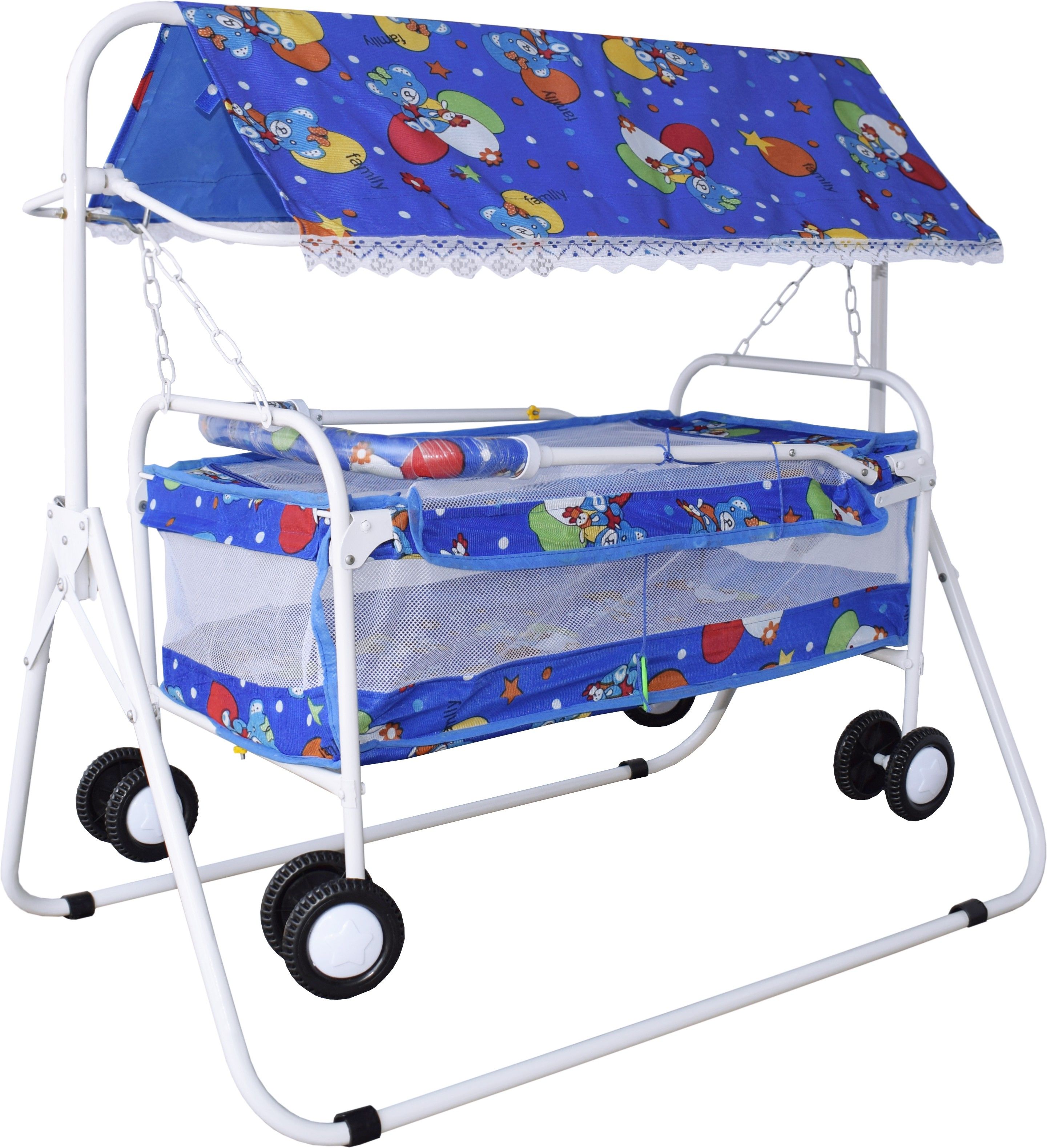 Baby jhula New Born Comfort Baby Cradle, baggi Crib/palna (J6) Bassinet