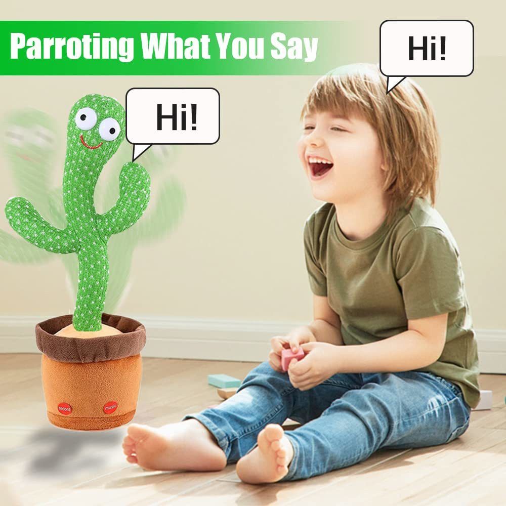 saleoff Dancing Talking Cactus Plush Toy, Wriggle, Singing, Repeat What You Say-511-picture-5