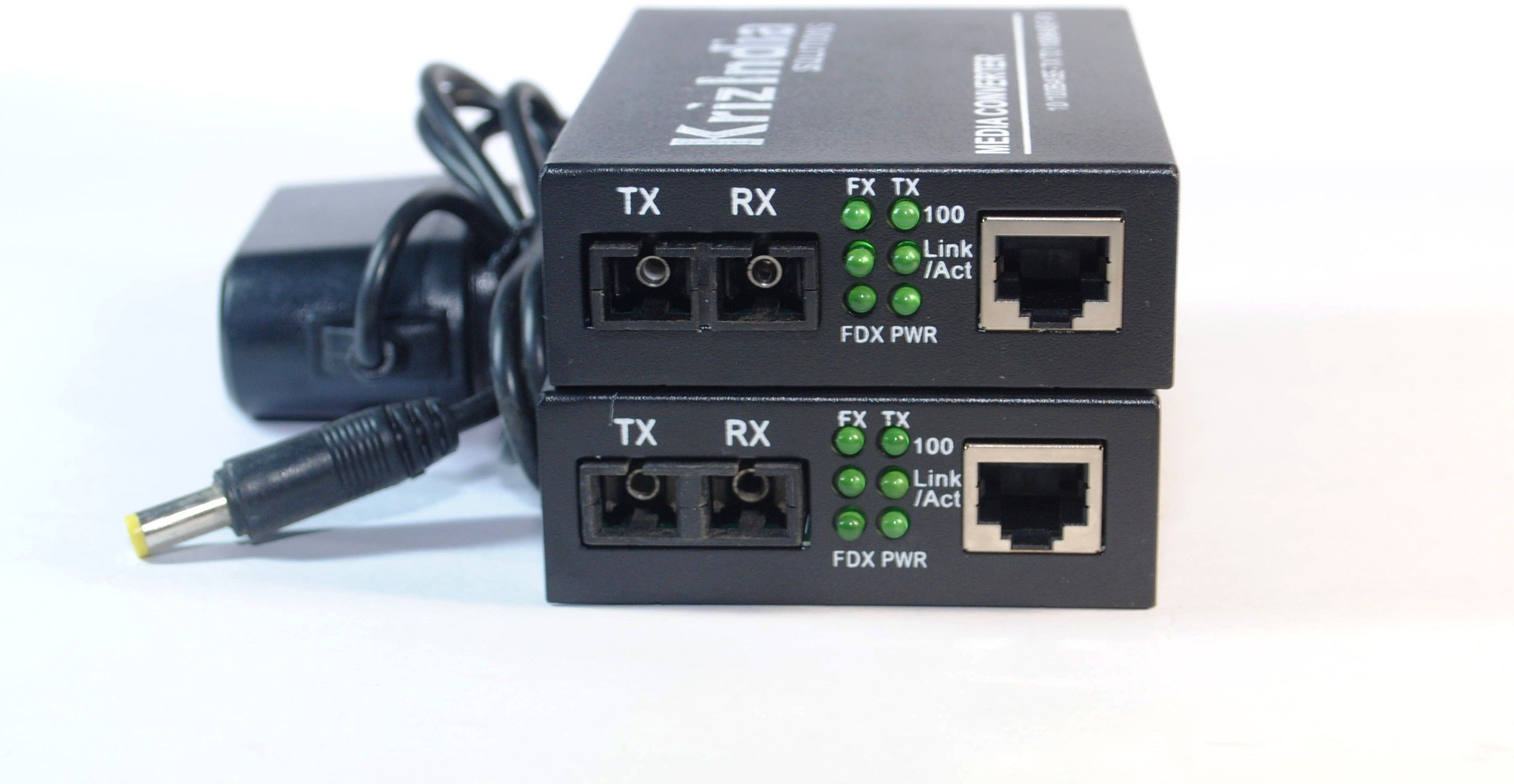 Kriz India MEDIA CONVERTER -DUAL FIBER (1 PAIR) - DUPLEX - 10/100-20KM 0 Ports 100 Mbps Network Switch-picture-19