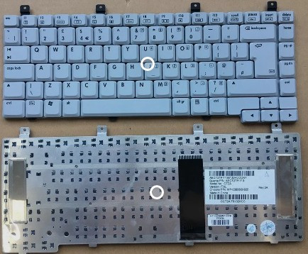 TechSonic Hp ZE2000 M2000 ZE2100 ZE2200 DV5000 ZE5000 DV5200 Laptop Keyboard Replacement Key image 1