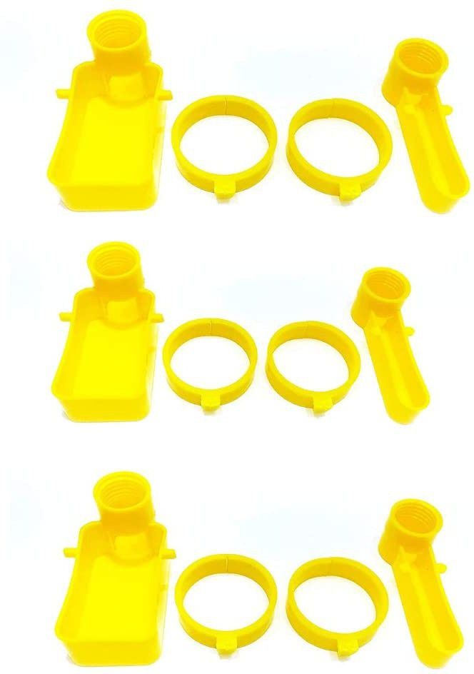 marvia Bird Feeder Automatic Food Feeder and Water Feeder with Holder Ring Pack of 12 Caged Bird Feeder-picture-33