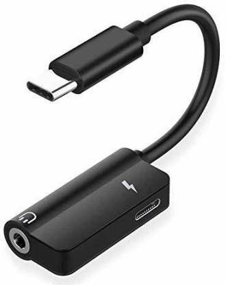 SANNO WORLD Black Type-C to 3.5mm Audio Jack and 2-in-1 Adapter Use For All Type-C Smartphone Phone Converter-image-28
