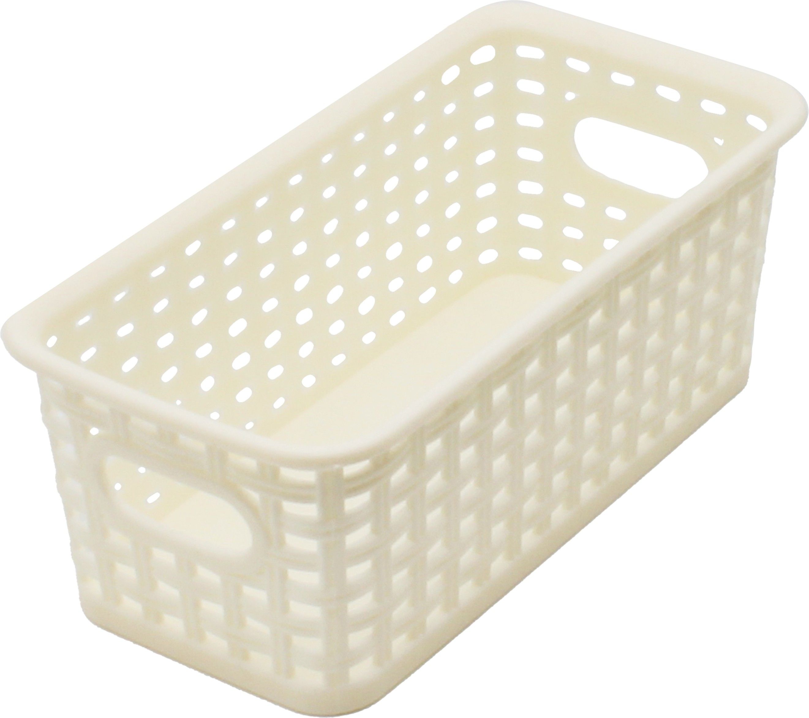 Plastic Multipurpose Premium Sturdy Small Storage Basket Organiser for Kitchen | Office | Stationery | Cosmetics|Bathroom Storage Basket-image-22