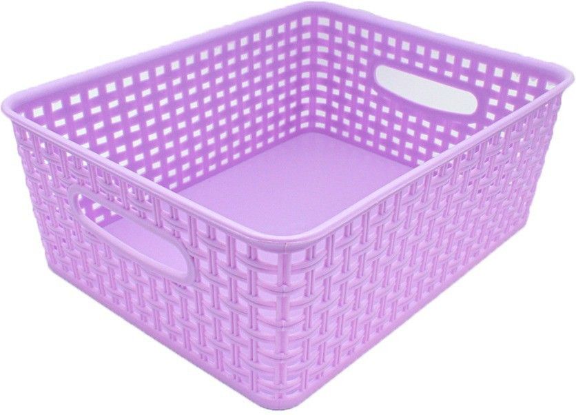 jaycee Plastic Multipurpose Premium Sturdy Large Storage Basket Organiser for Kitchen | Office | Stationery | Cosmetics|Bathroom Storage Basket-picture-21