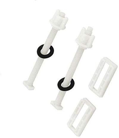 Toilet Seat Cover Screw Set Hinges With 50mm bolt (35MM X 22MM) Custom Fit Toilet Seat Lid Lock-image-19