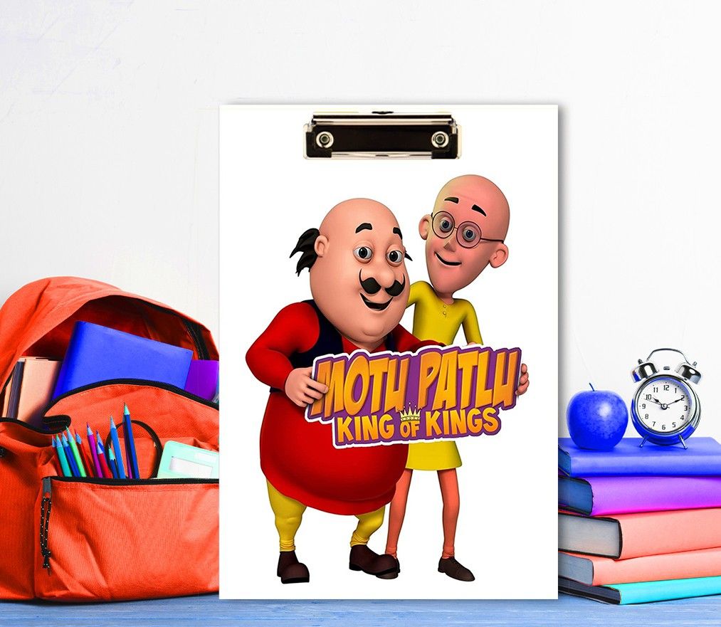 wallpaperroll Motu patlu Digital Reprint Clip Board Exam Pad (14x9.5 Inches)-picture-20