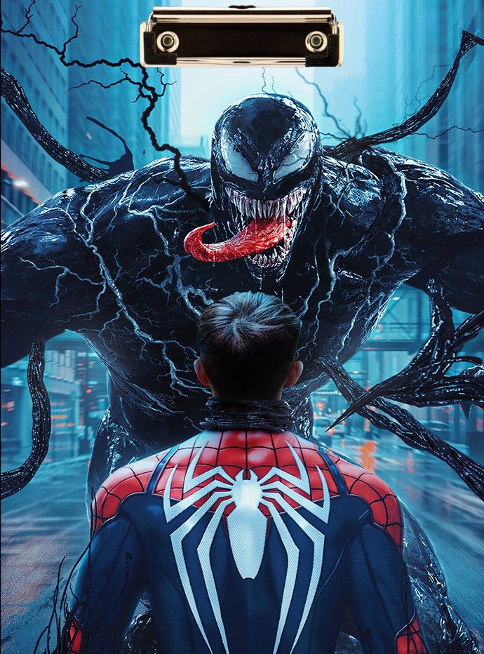 Spiderman Creature Digital Reprint Clip Board Exam Pad (14x9.5 Inches)-image-21