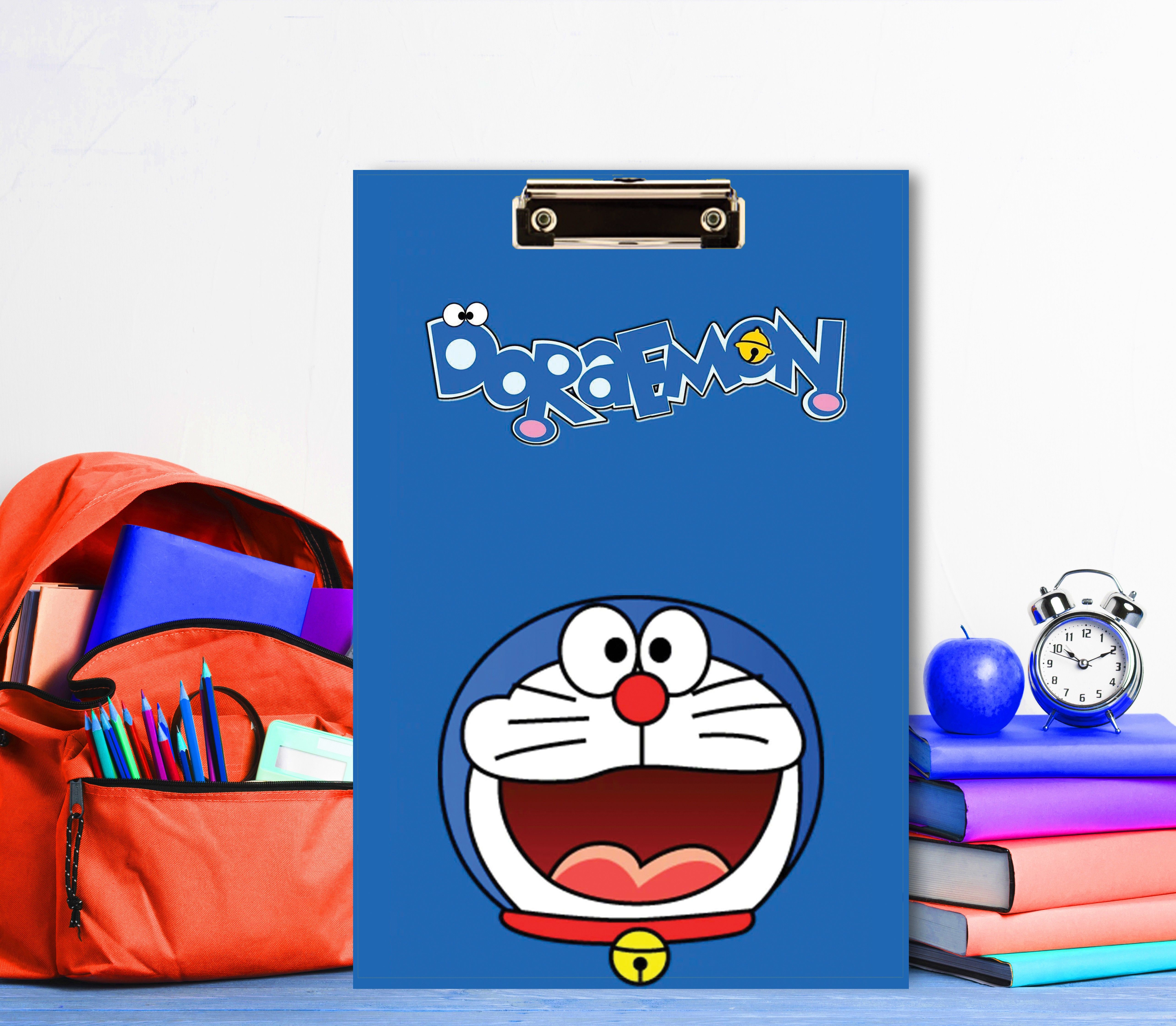 wallpaperroll Doraemon Neck Digital Reprint Clip Board Exam Pad (14x9.5 Inches)-picture-37
